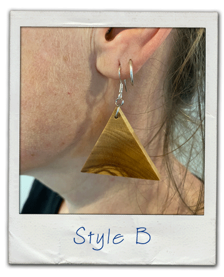 Olive Wood Earrings