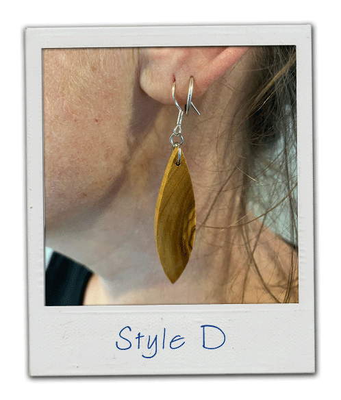 Olive Wood Earrings