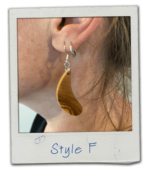 Olive Wood Earrings