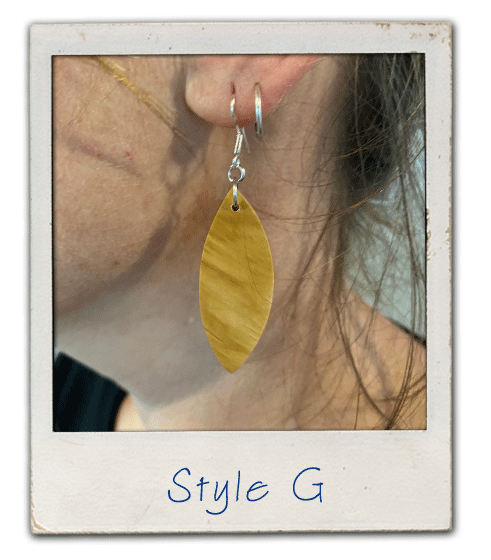 Olive Wood Earrings